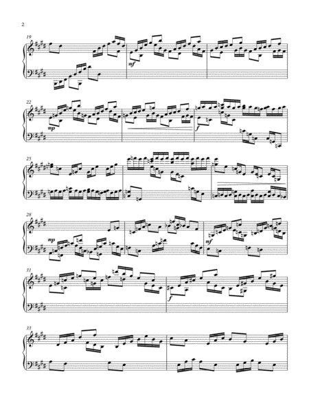 Four Short Pieces For Solo Piano Page 2