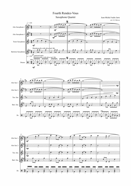 Fourth Rendez Vous Saxophone Quartet Page 2