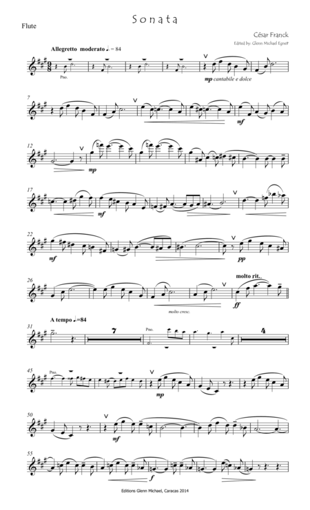Franck Sonata For Flulte Piano Page 2