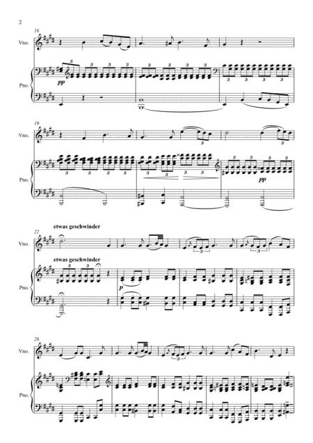 Franz Schubert Der Wanderer Violin Solo Page 2