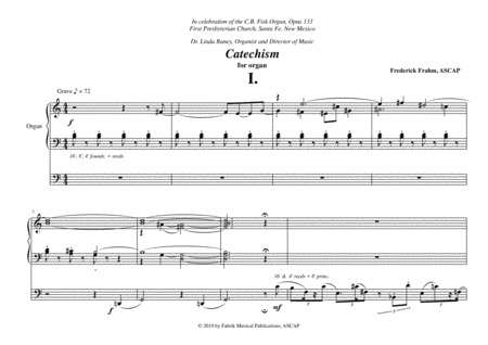 Frederick Frahm Catechism For Organ Page 2