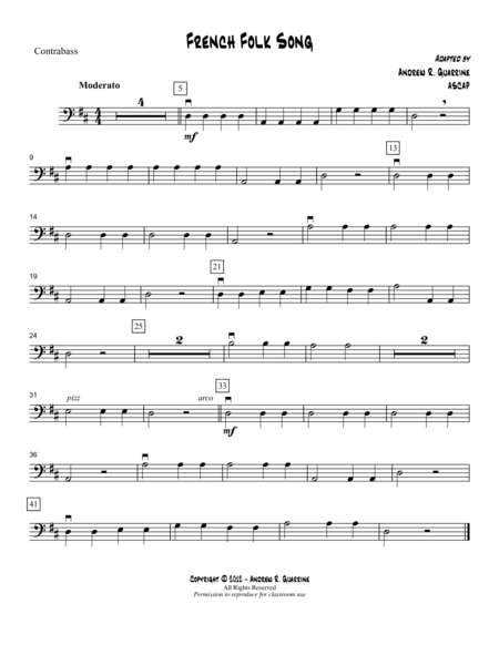 French Folk Song Page 2