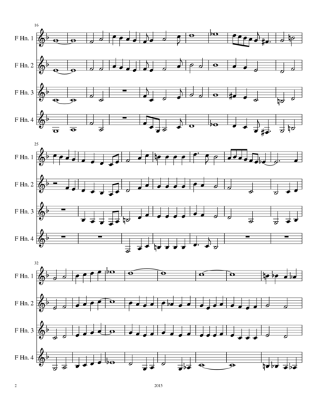 French Horn Quartet No 3 Page 2