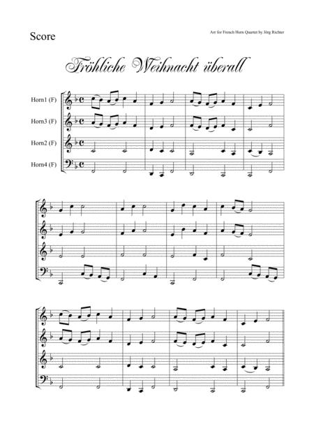 Frhliche Weihnacht Berall Fr Horn Quartett Page 2