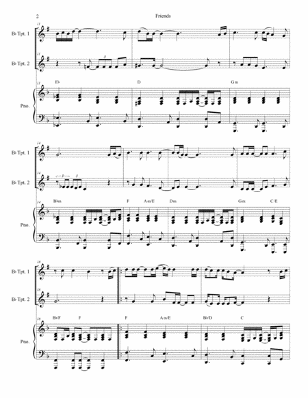 Friends Duet For Bb Trumpet Page 2