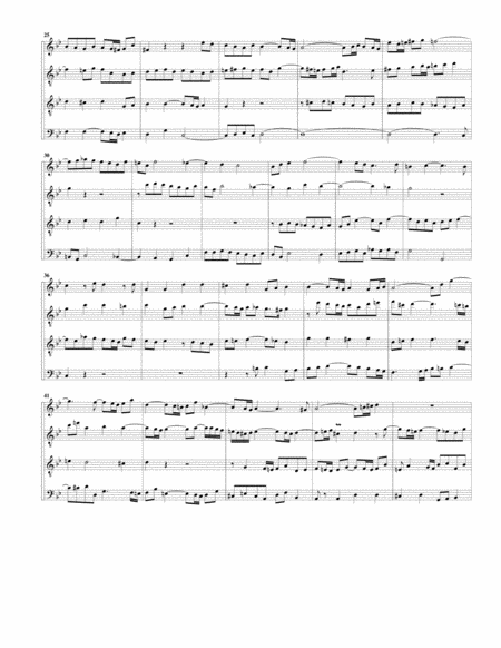 Fuga Super Jesus Christus Unser Heiland Bwv 689 Arrangement For 4 Recorders Page 2