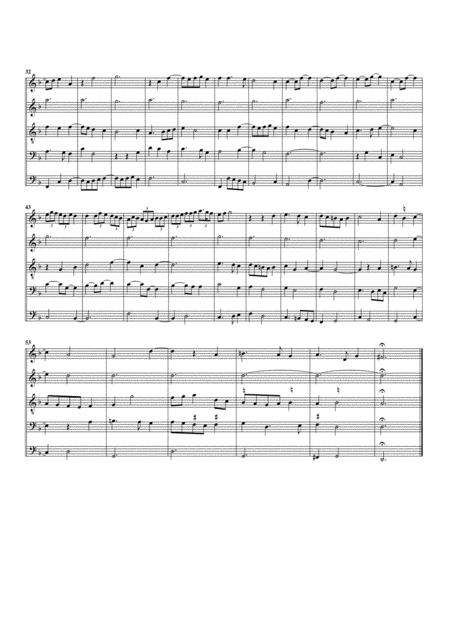 Fugue Buxwv 158 Ii Arrangement For 4 Recorders Page 2