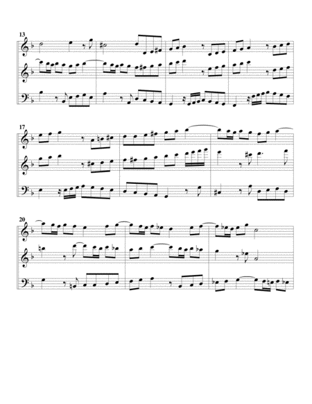 Fugue Bwv 962 Arrangement For 3 Recorders Page 2