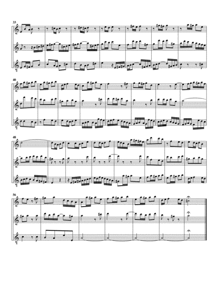 Fugue From Das Wohltemperierte Klavier I Bwv 847 Ii Arrangement For 3 Recorders Page 2