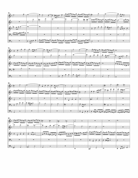 Fugue From Das Wohltemperierte Klavier I Bwv 849 Ii Arrangement For 5 Recorders Satbgb Page 2