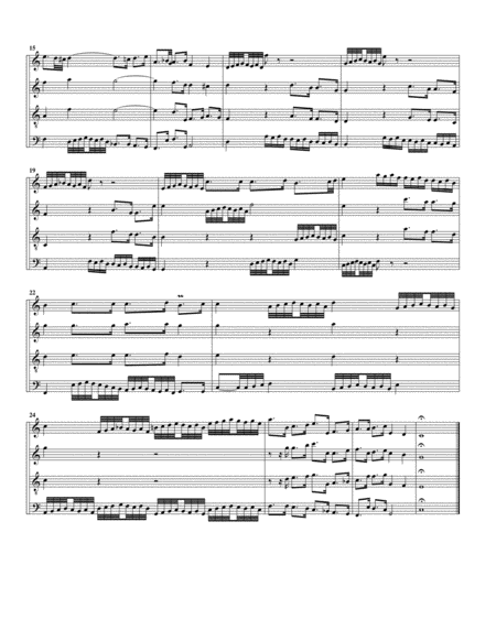 Fugue From Das Wohltemperierte Klavier I Bwv 850 Ii Arrangement For 4 Recorders Page 2