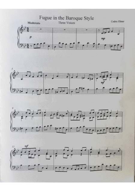 Fugue In Baroque Style Page 2