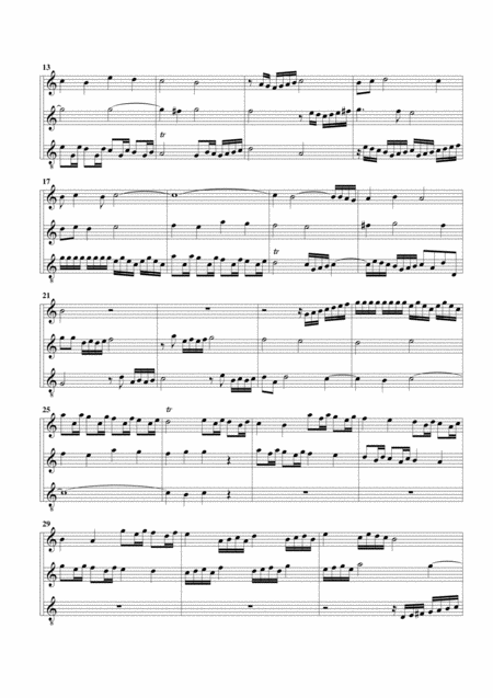 Fugue In C Major A3 Arrangement For 3 Recorders Page 2