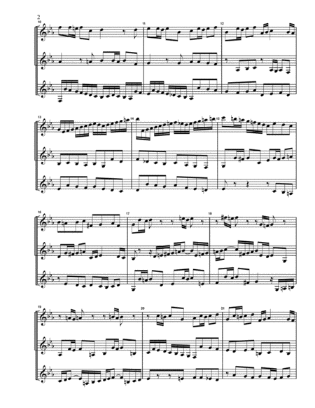 Fugue No 2 In C Minor Wtc Book 1 For Clarinet Trio Page 2