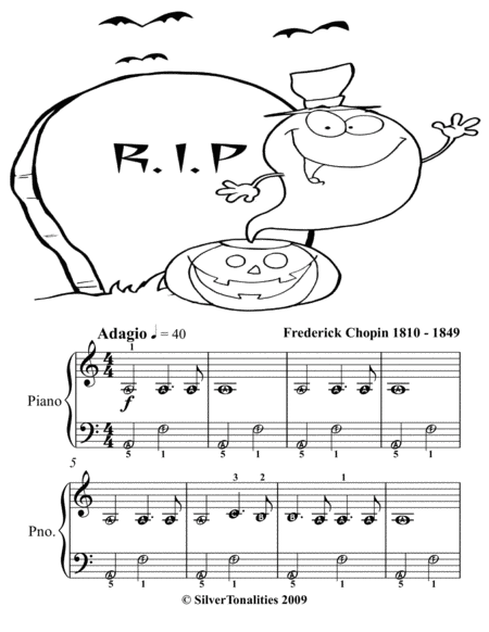 Funeral March Easiest Piano Sheet Music Tadpole Edition Page 2