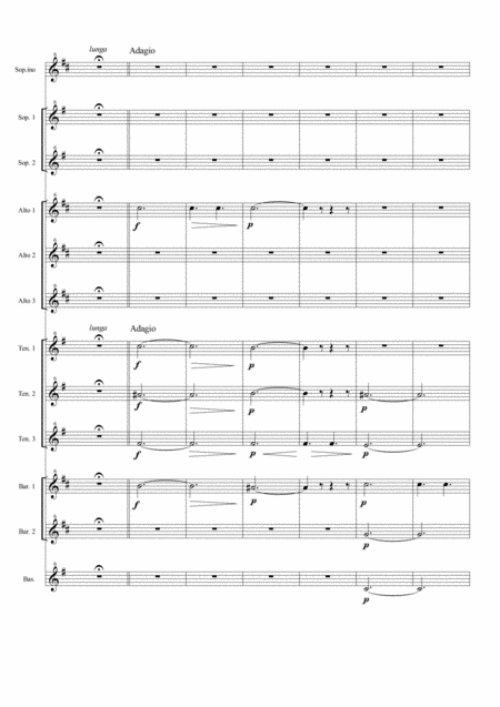 Funeral March Of A Marionette For Saxophone Ensemble Page 2