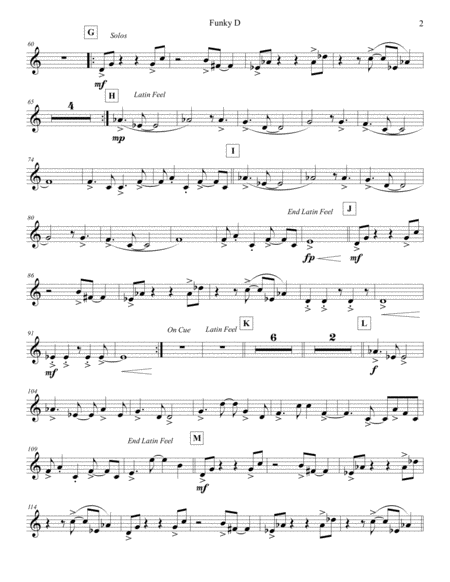 Funky D Bass Flute Page 2