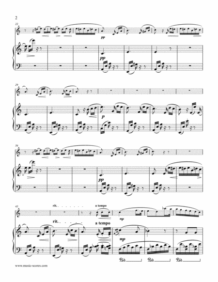 Fur Elise Oboe And Piano Page 2