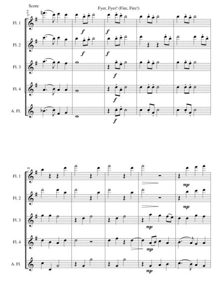 Fyer Fyer Fire Fire For 4 Flutes And Alto Flute Page 2