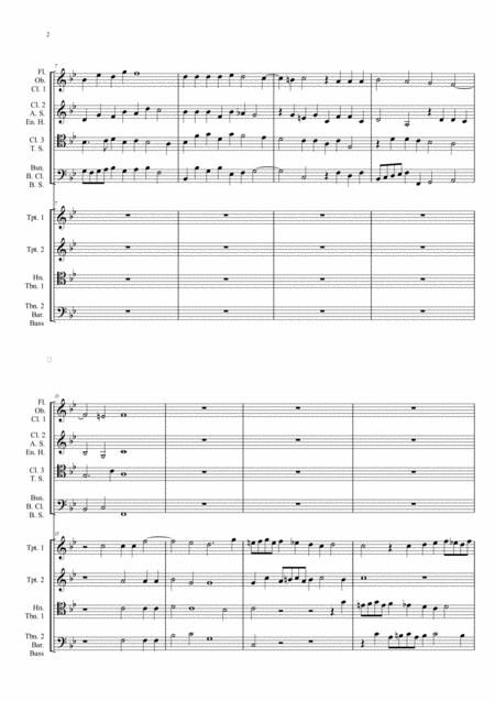 G Gabrieli Canzon Per Sonar Septimi Toni A 8 Ch 171 Arr For Wind Orchestra Page 2