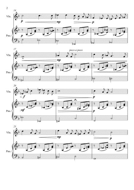 Gabriel Faur Chanson D Amour Violin Solo Page 2