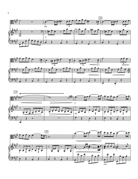 Gabriel Faur Pavane For Viola And Piano Page 2