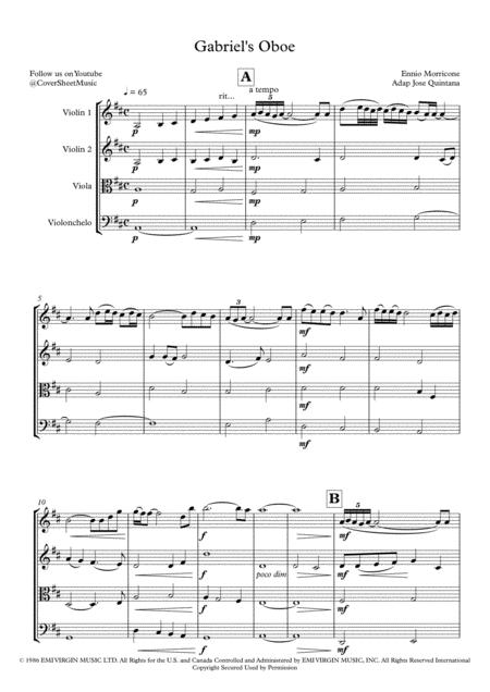 Gabriel Oboe String Quartet Page 2