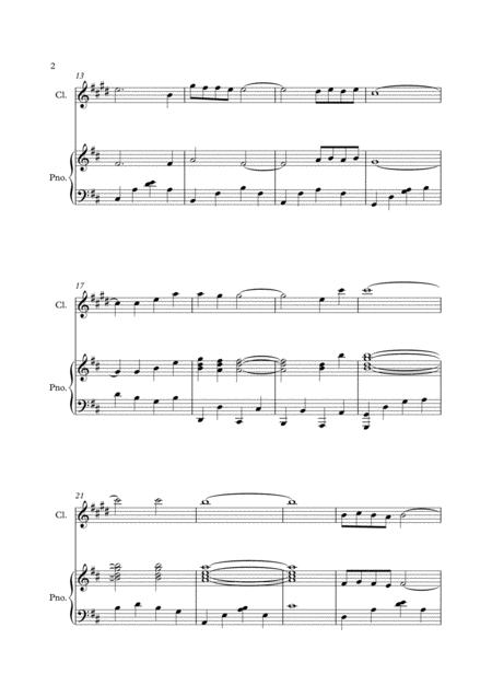 Gabriels Oboe For Clarinet Piano Page 2
