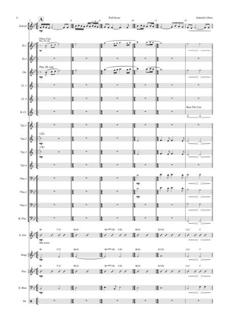 Gabriels Oboe Instrumental Solo Or Male Vocal With Big Band Key Of Bb Page 2