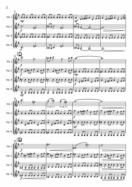 Game Of Thrones Theme Violin Quartet Page 2