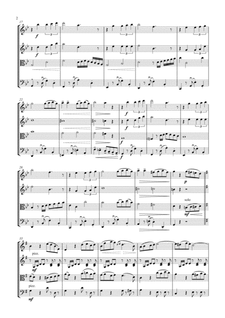 Gardel Por Una Cabeza String Quartet Score And Parts Page 2