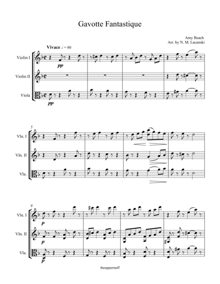 Gavotte Fantastique Page 2