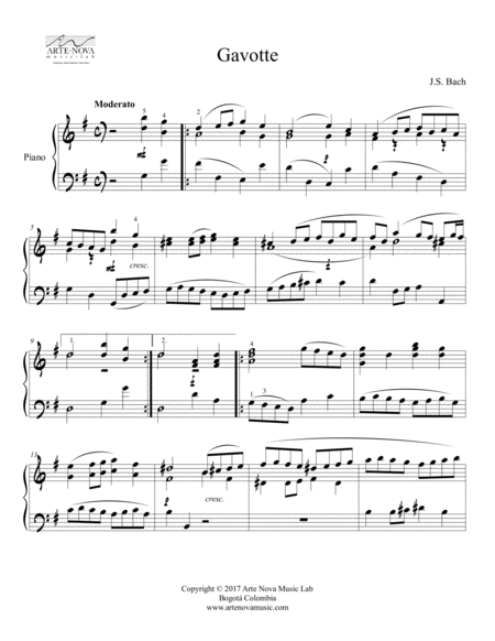 Gavotte Piano Page 2