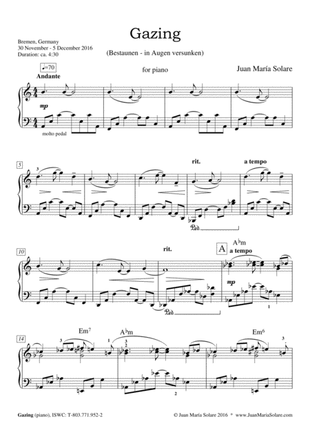 Gazing Piano Page 2