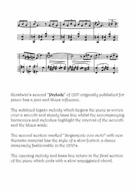 George Gershwin Prelude 2 Flute Choir Page 2