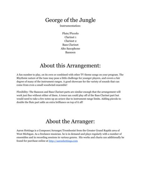 George Of The Jungle Theme Song For Small Woodwind Ensemble Page 2