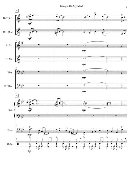 Georgia On My Mind Jazz Combo Page 2