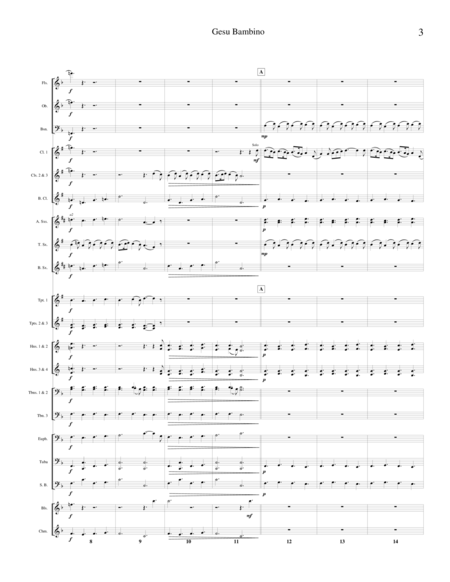 Gesu Bambino By Pietro Yon Arranged For Concert Band By Marc Oliver Page 2