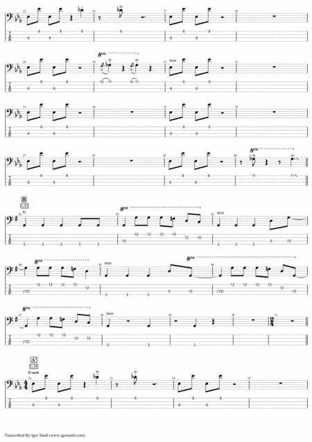 Get Down Make Love Queen John Deacon Complete And Accurate Bass Transcription Whit Tab Page 2