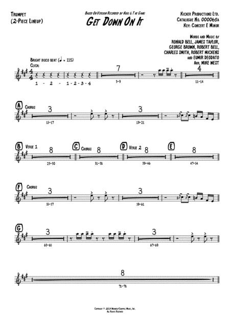 Get Down On It 2 Piece Brass Section Page 2