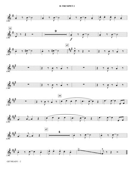 Get Ready From Aint Too Proud Arr Roger Emerson Bb Trumpet 2 Page 2