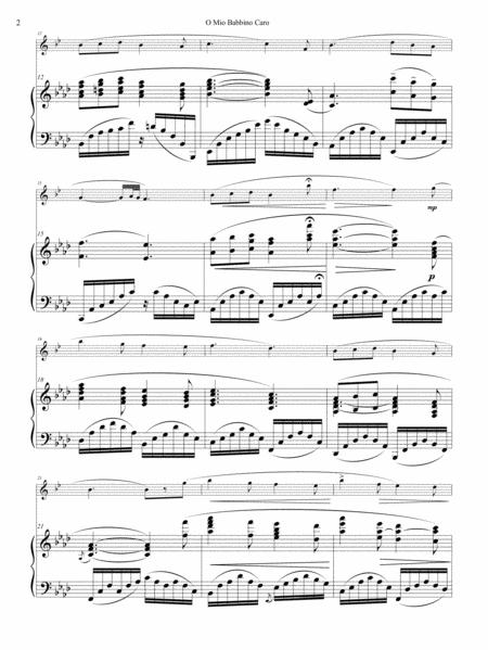 Giacomo Puccini O Mio Babbino Caro For Clarinet And Piano Arr Seunghee Lee Page 2