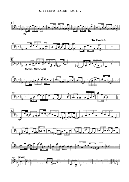 Gilberto Acoustic Bass Page 2