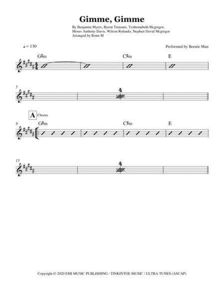 Gimme Gimme Chord Guide Performed By Beenie Man Page 2
