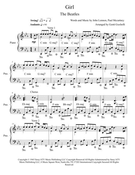 Girl Piano Solo Page 2