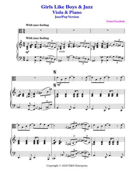 Girls Like Boys Jazz Piano Background For Viola And Piano Video Page 2