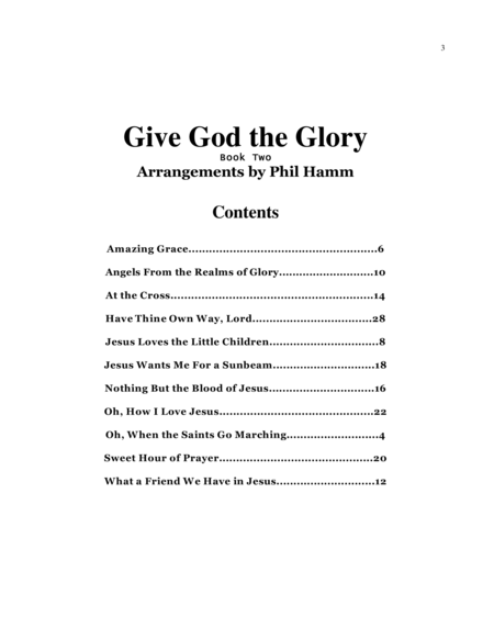 Give God The Glory Book 2 Page 2