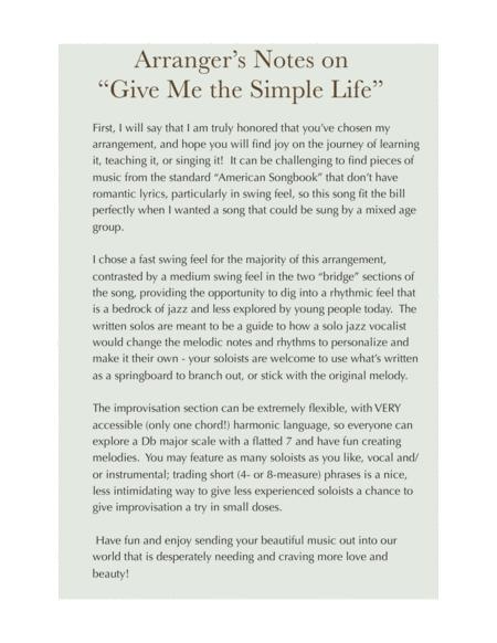 Give Me The Simple Life Satb Level 3 Page 2