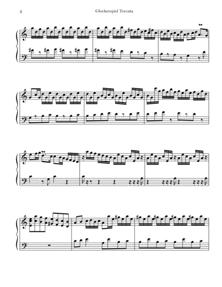 Glockenspiel Toccata For Carillon Page 2