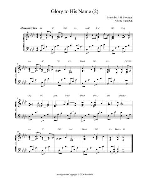 Glory To His Name Favorite Hymns Arrangements With 3 Levels Of Difficulties For Beginner And Intermediate Page 2